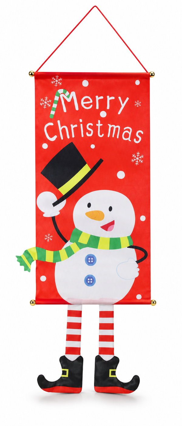 Christmas Character Banner with Legs – 110 cm