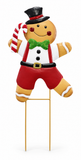 Metal Gingerbread Yard Decoration