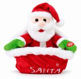 Hide and Seek Christmas Character in Santa Sack