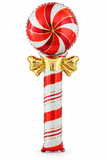 Christmas Lollipop & Candy Cane Foil Balloon