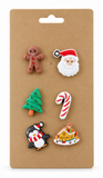 Christmas PVC Shoe Charms – 6 Pack
