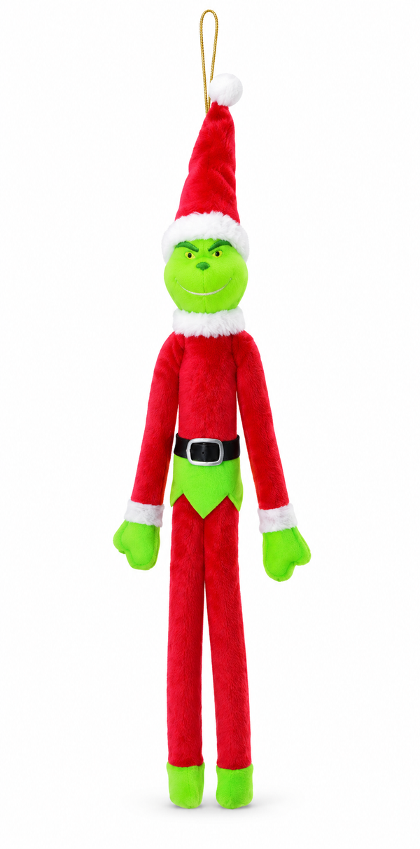 Mean Green Poseable Christmas Elf – 39cm