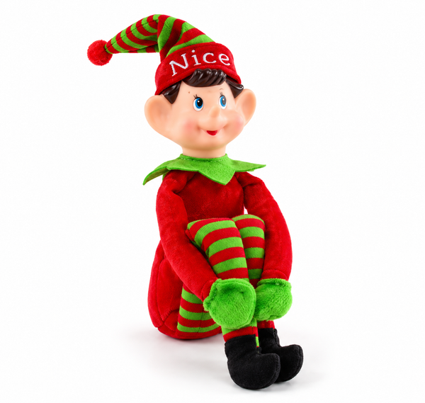 Naughty or Nice Shelf-Sitting Elf – 45cm