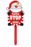 Santa Stop Here Stake – 48 cm