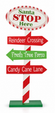 Patio Christmas Signpost – 60 cm