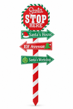Chunky 3D Christmas Stop Stake – 70 cm