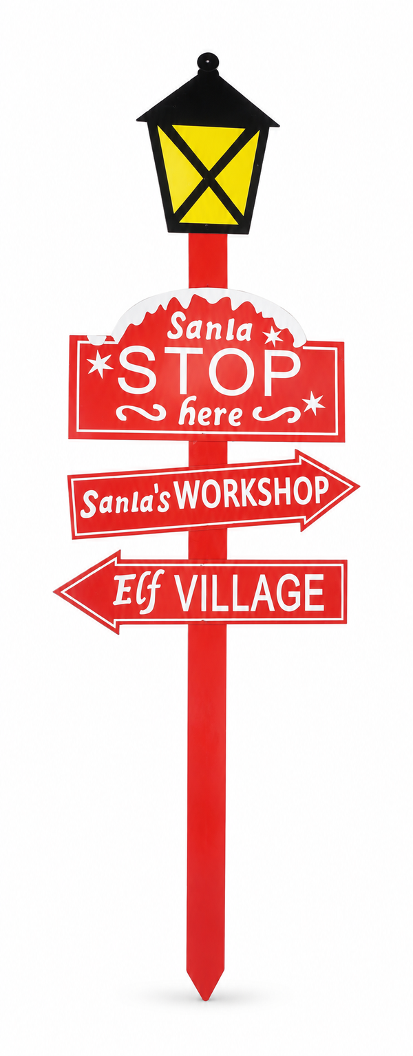 Santa Yard Sign Stake – 90 cm