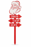 Santa Yard Sign Stake – 90 cm