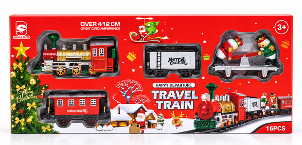 Christmas Travel Train – 16 Piece Set