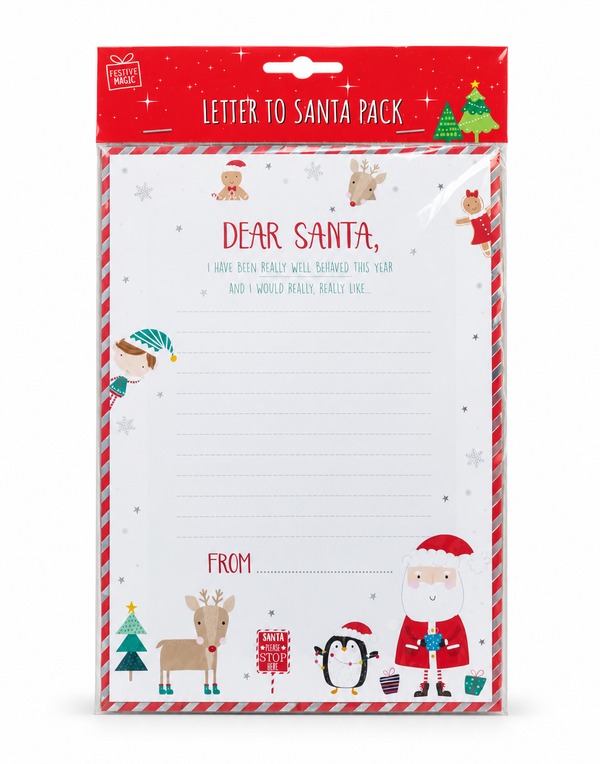 Foil Letter to Santa Pack – 2 Piece Set