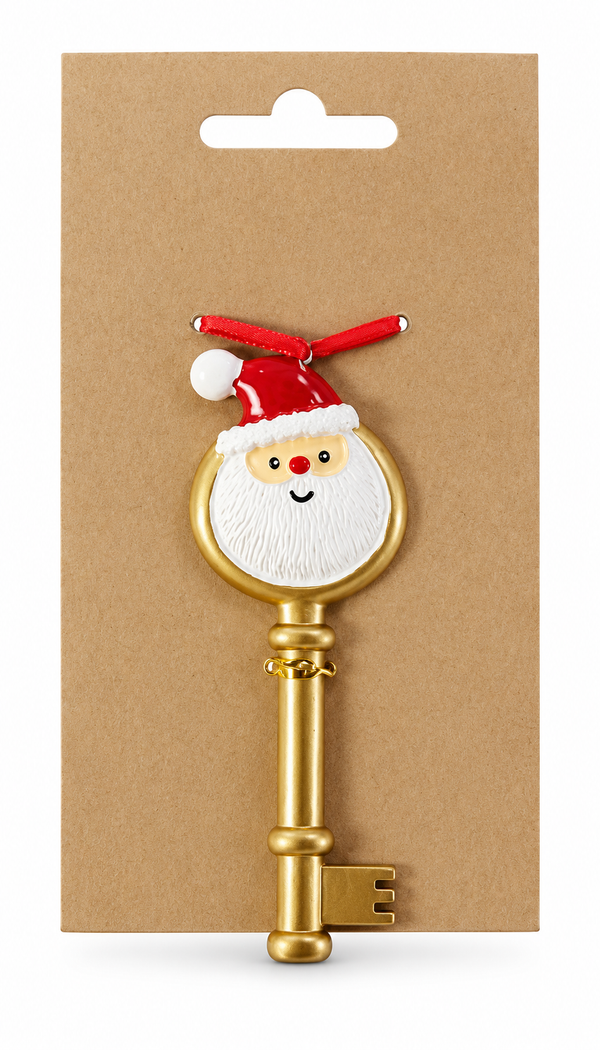 Santa Magic Key with Ribbon – 11cm