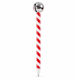 Candy-Striped Jingle Bell Pen