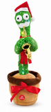 Singing and Twirling Christmas Cactus – 34cm