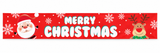 Merry Christmas Yard Banner – 3 m × 50 cm