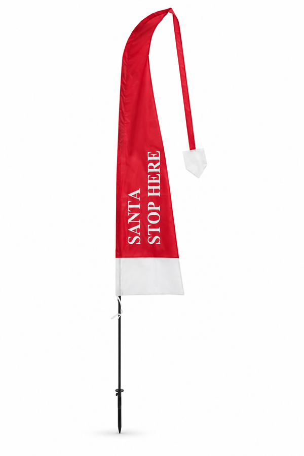 Santa Hat Christmas Flag – 3.75 m
