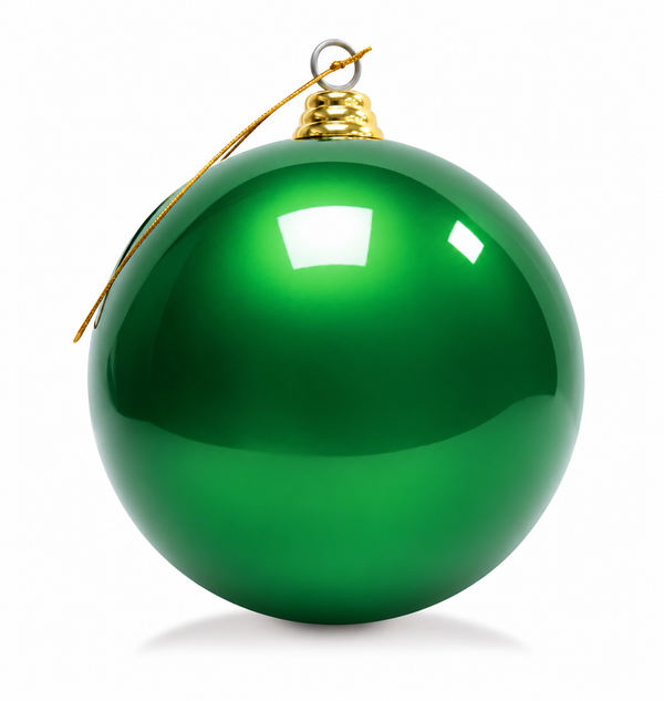 UV Stable Green Christmas Bauble 200 mm