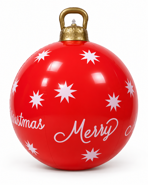 Inflatable Christmas Bauble with Pump – 60cm