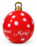 Inflatable Christmas Bauble with Pump – 60cm