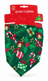 Christmas Pet Bandana – Festive Patterns