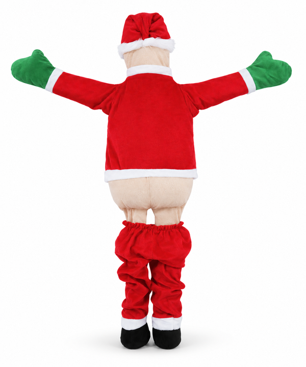 Cheeky Hanging Plush Santa – 115cm