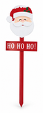 Santa or Christmas Tree Garden Stake 75cm