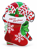 Christmas Corflute Yard Decorations - 3 Pack