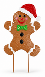 Gingerbread Metal Yard Stake 90cm