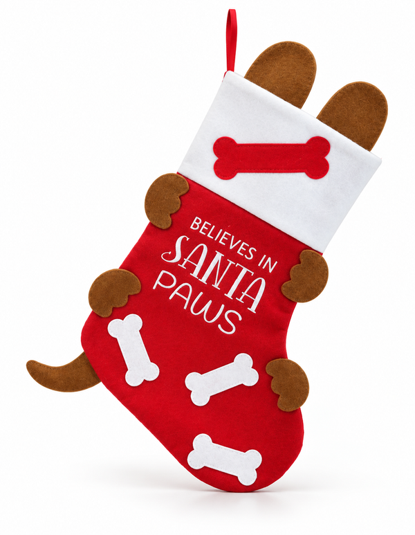 Christmas Pet Stocking - Santa Paws and Santa Claws
