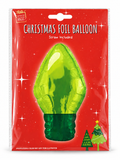 Christmas Light Bulb Foil Balloon