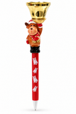 Christmas Character Jingle Bell Pen