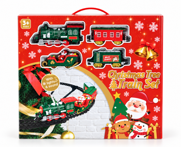 Around-the-Tree Christmas Train – 31 Piece Set