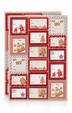 Vintage Christmas Gift Tag Stickers – 2 Sheets