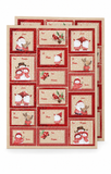 Vintage Christmas Gift Tag Stickers – 2 Sheets