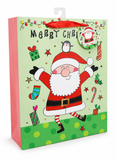 Large Cartoon Christmas Gift Bag with Foil Detail