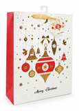 Large Contemporary Christmas Gift Bag with Foil Detail