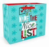 Large Landscape Christmas Message Gift Bag