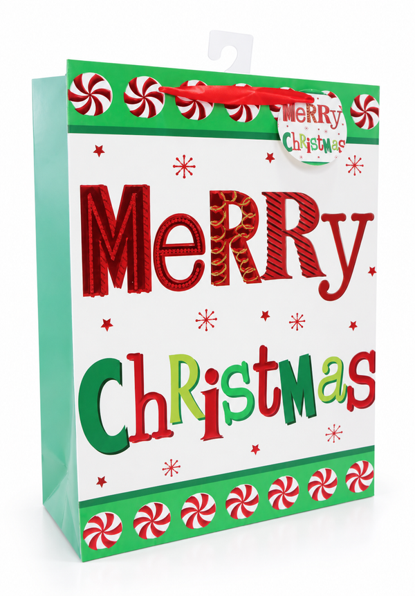 Extra Large Christmas Greetings Gift Bag