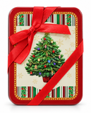 Christmas Gift Card Tin with Ribbon