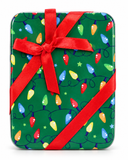 Christmas Gift Card Tin with Ribbon