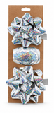 Holographic Gift Bows & Ribbon Set