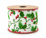 Country Christmas Ribbon - 63 mm x 2.7 m