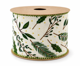 Country Christmas Ribbon - 63 mm x 2.7 m