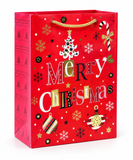 Medium Classic Gold Christmas Gift Bag