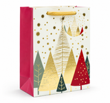 Medium Classic Gold Christmas Gift Bag