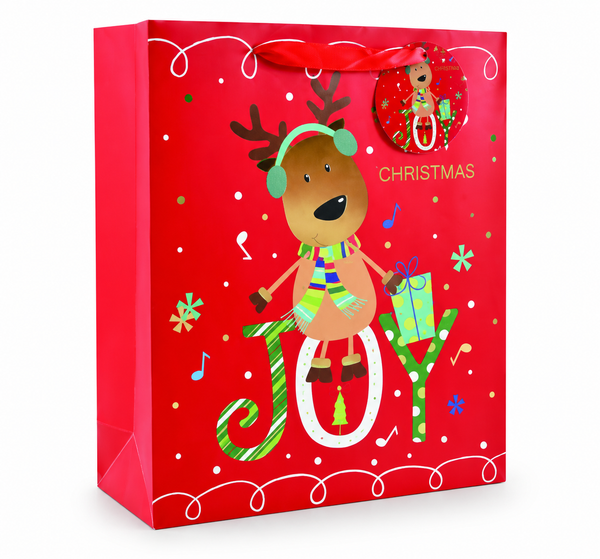 Large Cute Cartoon Christmas Gift Bag