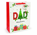 Large Mum or Dad Christmas Gift Bag