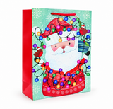 Extra Large Christmas Character Gift Bag with Glitter Detail