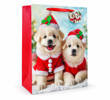 Extra Large Christmas Pet Friends Gift Bag