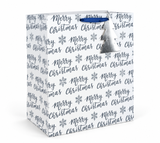 Extra Large Square Christmas Gift Bag – Foil & Glitter
