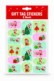 Christmas Foil Gift Tag Stickers – 2 Sheets